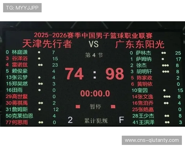 天津先行者98-93客胜广州，詹姆斯23+18统治内线